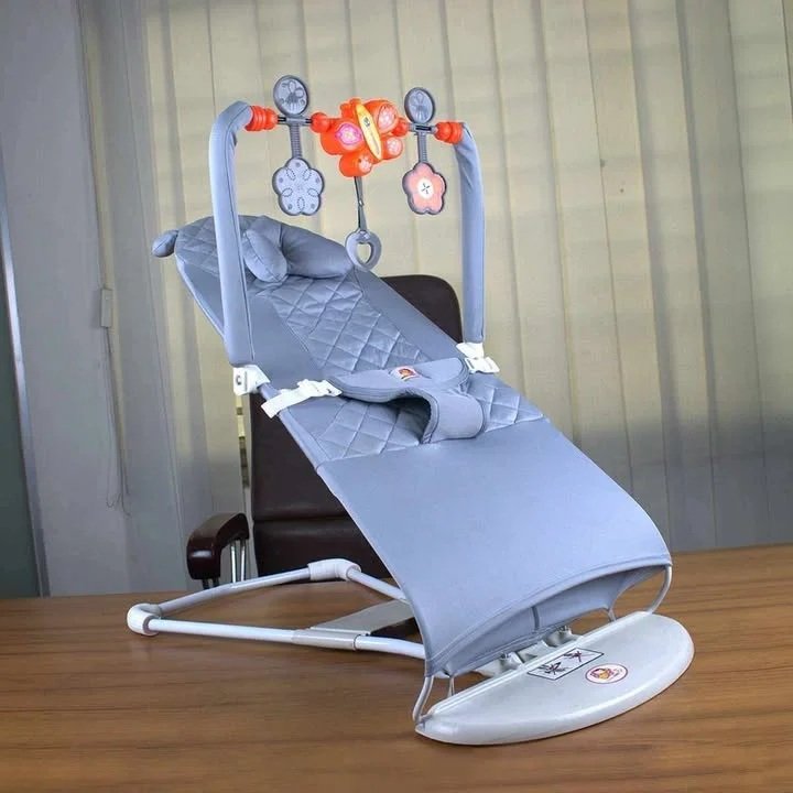 China Baby Rocker Bouncer with Music & Vibration – Automatic Baby Bouncer Chair with Soft Cushion & Safety Support for Infants