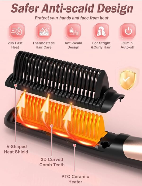 2 in 1 Professional Straightener Comb - Image 5